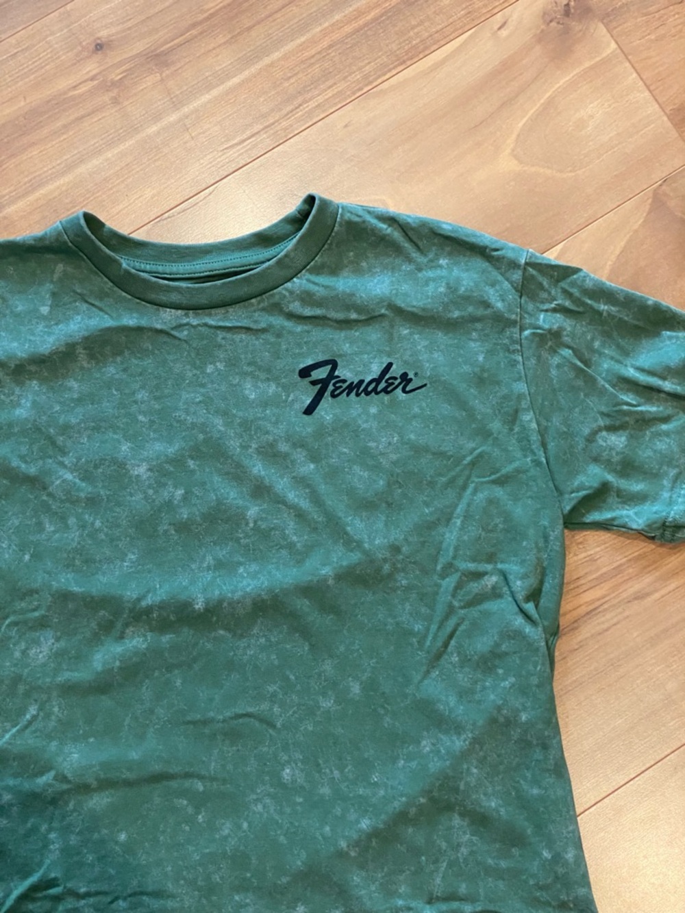 Fender Green Mineral Wash Logo Tee